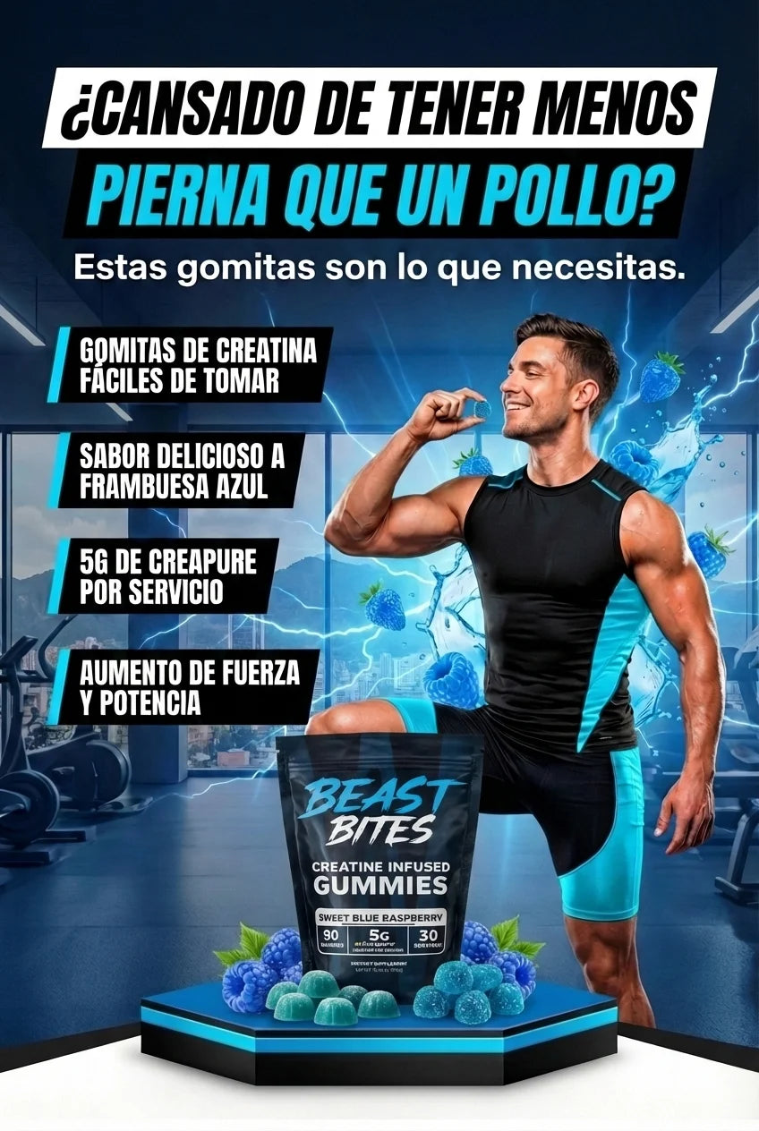 CREATINA Beast Bits GOMITAS 5gr