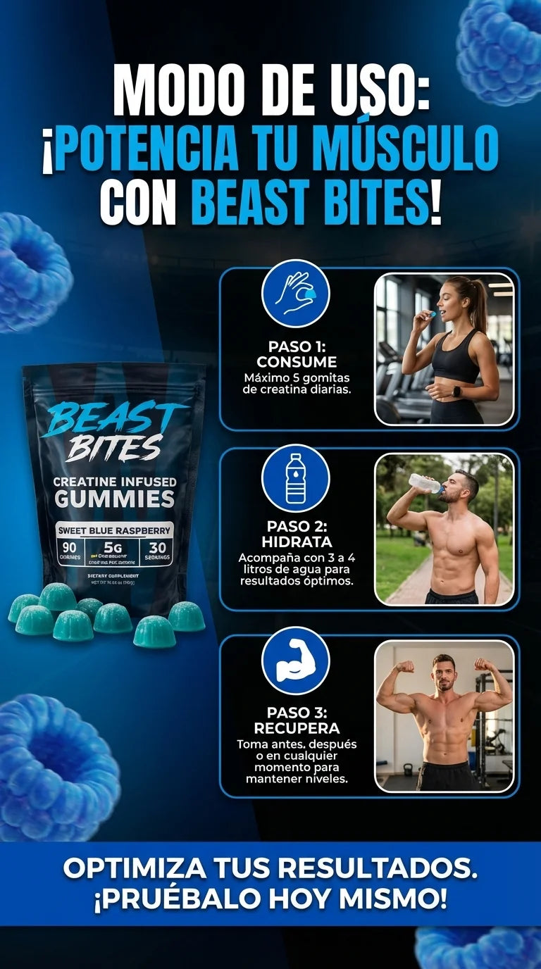 CREATINA Beast Bits GOMITAS 5gr