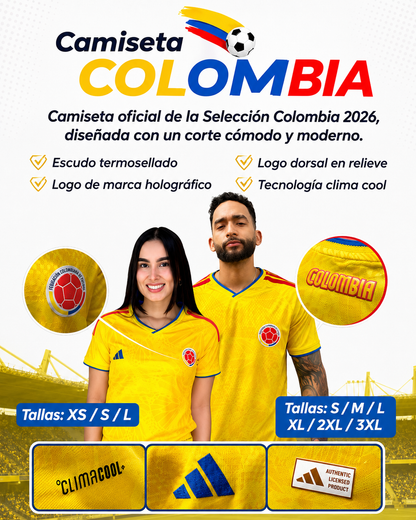 Camisa selección Colombia + Gorra GRATIS