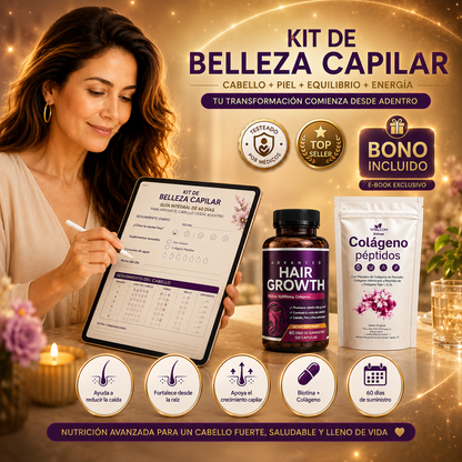 Multi Collagen Péptidos de Colágeno & Hair Growth