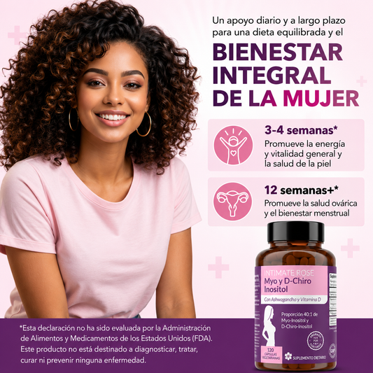 Inositol con Ashwagandha y Vitamina D + Envío GRATIS