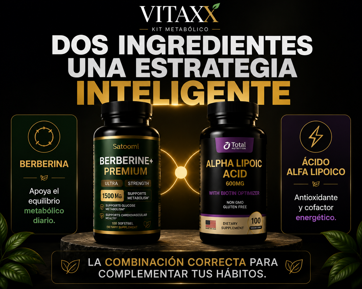 Kit Metabólico + Envío Gratis - Controla tus antojos y pierde grasa sin estar hambrienta