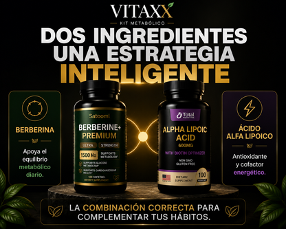 Kit Metabólico + Envío Gratis - Controla tus antojos y pierde grasa sin estar hambrienta