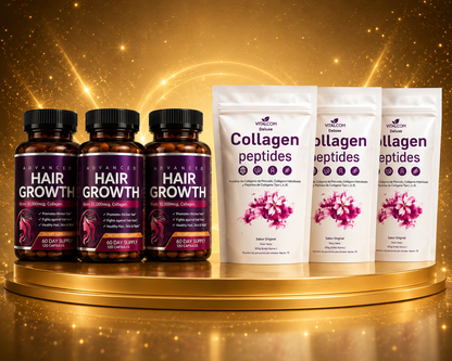Multi Collagen Péptidos de Colágeno & Hair Growth